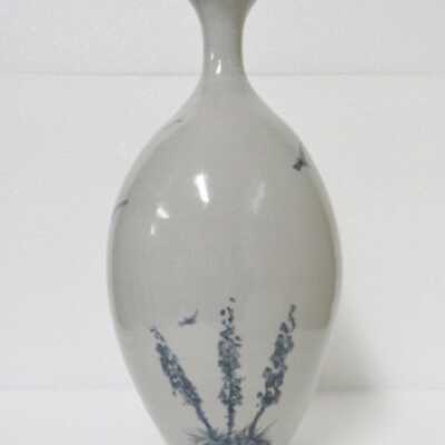 Blue Grey Vase