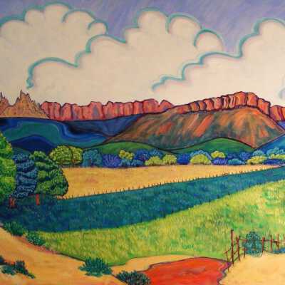 Hogback from the Southwest Entrance to Zion