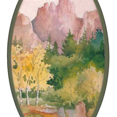 Untitled--Autumn Landscape (watercolor)