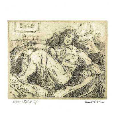 Girl on Sofa