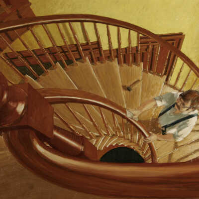 Brigham's Tabernacle But Romney's Staircase