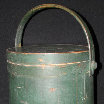 medium sized firkin - green