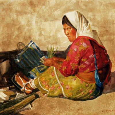 Tarahumara Basket Maker