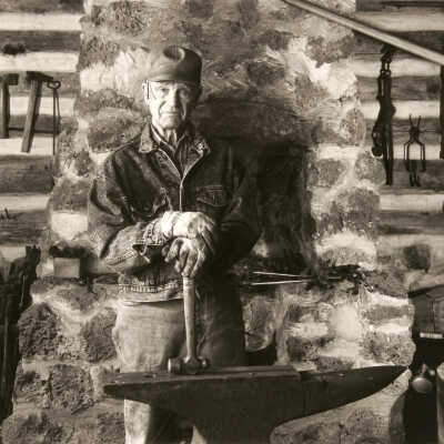 Blaine Allan, Blacksmith. Cedar City, Utah
