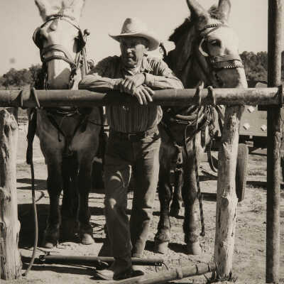 Clarence "Curly" Schmitt, Teamster, Springdale, Utah