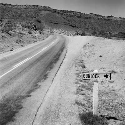 Gunlock On the Road into Town