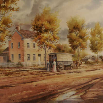 Bus Stop on Temple Street