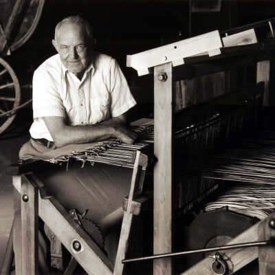 William Williamson, Rag Rug Weaver, Paragonah, Utah