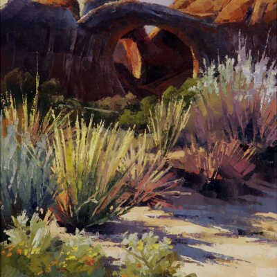 Shadows of the Double Arch