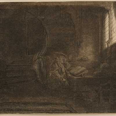 St. Jerome in a Dark Chamber