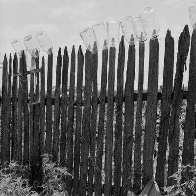 Bottles on the Fence, Gunlock, Utah