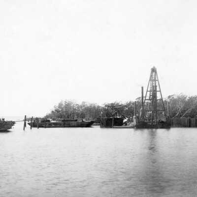 Constructing Jewfish Creek Drawbridge
