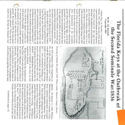 Florida Keys Sea Heritage Journal, Volume 11, Number 4, Summer 2001