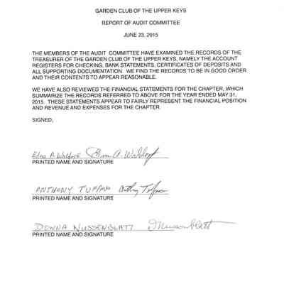 GCUK Report of Audit Committee