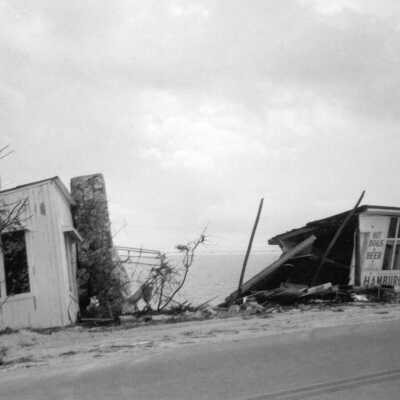 Craig after Hurricane Donna - 1960