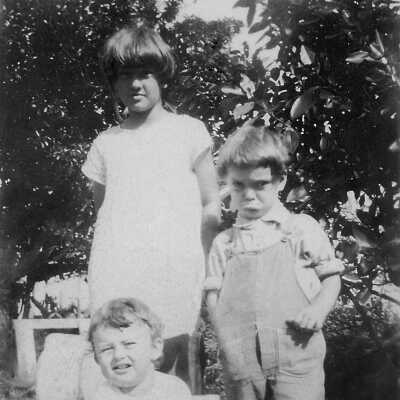 Marjorie, Edward and William Ray Albury