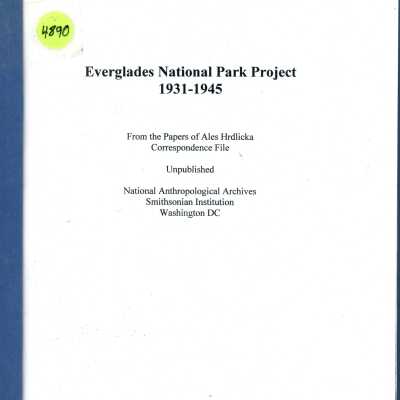 Everglades National Park Project 1931-1945