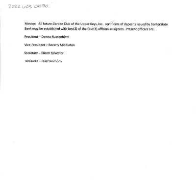 Undated GCUK Board Motion