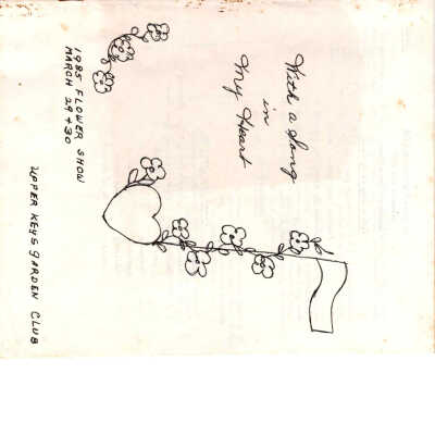 Flower Show Booklet 1985 b