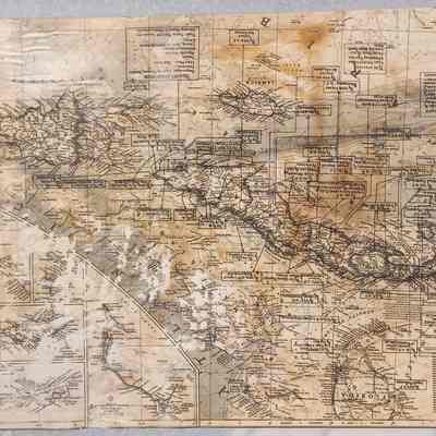 Map Cuba and surroundings
