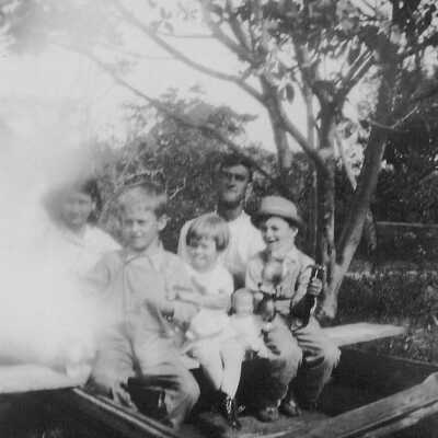Captain Rodney with Children
