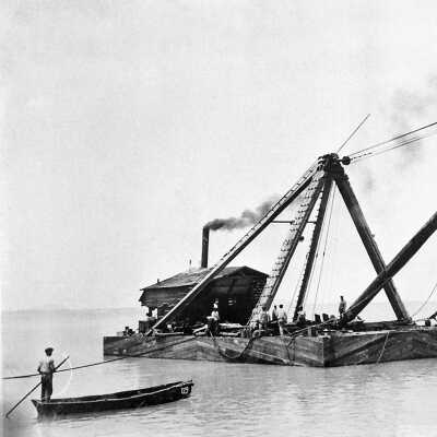 FEC Railroad Work Boat