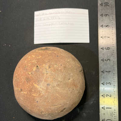 Ceramic Cannonball Replica