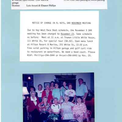 November DAR Meeting
