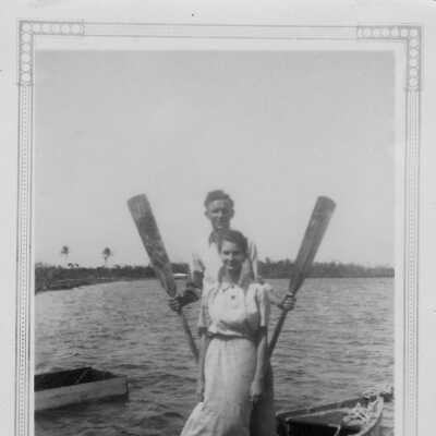 Marjorie Albury and Forrest Finnity