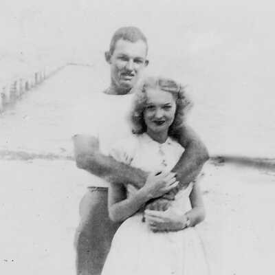 Katherine Lowe and friend