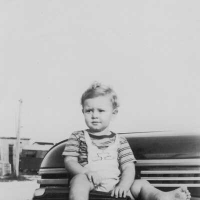One of the Matlock's sitting on the car