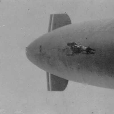 A blimp over Key West