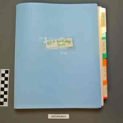 65th Birthday Bash Folder