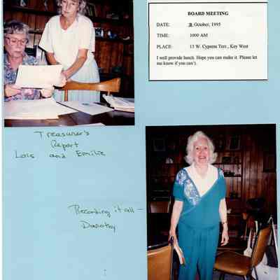 Board Meeting, October 1995