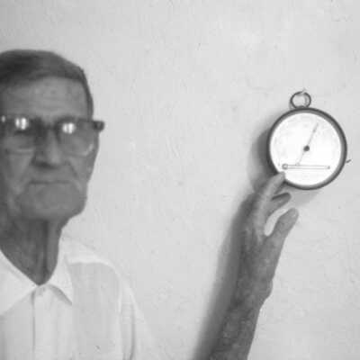 Rodney Albury with Barometer