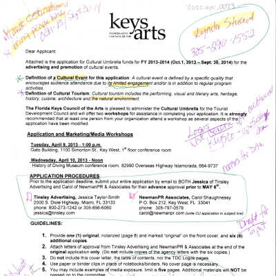 Assorted TDC Application Papers