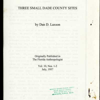 Three Small Dade County Sites