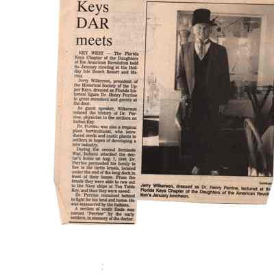 DAR Keys Jerry Wilkinson