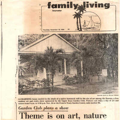 Family Living Article on Garden Show