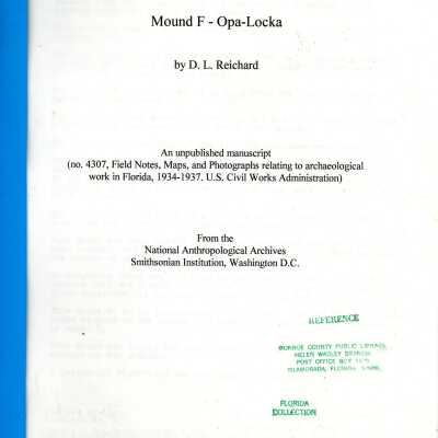 Mound F - Opa-Locka