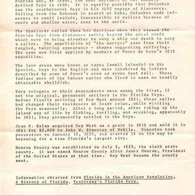 History of the Florida Keys