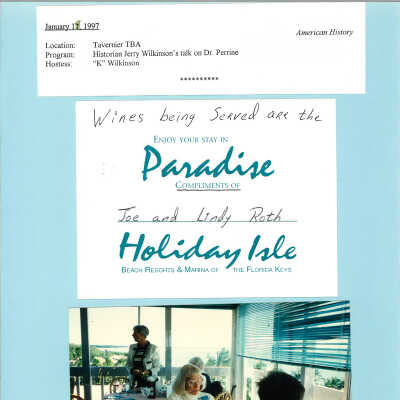 DAR Meeting, Paradise, Holiday Isle, Beach Resort, 1997