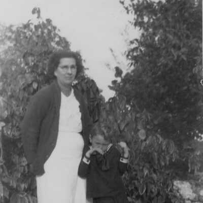 Myrtle Albury with Matlock grandson