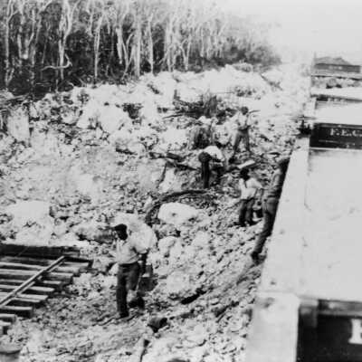 Quarrying Rock in Key Largo