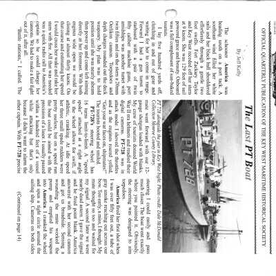 Florida Keys Sea Heritage Journal, Volume 18, Number 3, Spring 2008