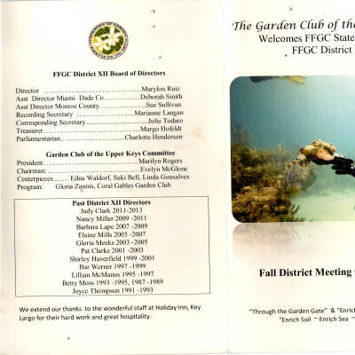 GCUK Welcome Pamphlet FFGC District Meeting Oct 21 2013