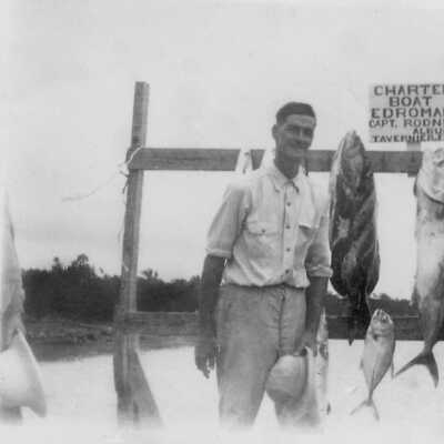 Capt. Rodney with a days catch