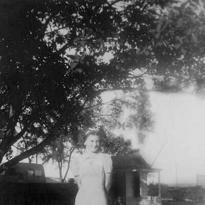 May Rose Albury and her doll house
