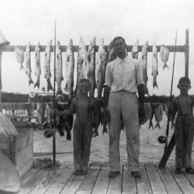 Captain Rodney with Children
