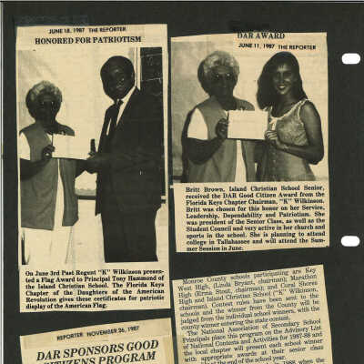 Good Citizen, Flag Award, 1987